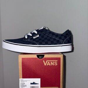 Vans Kids Checkered Navy Sneakers